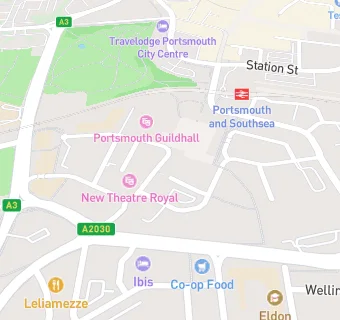 map for Sainsbury's Guildhall Walk Local