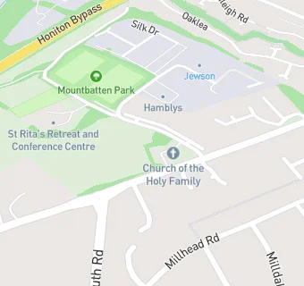 map for St Rita's Centre