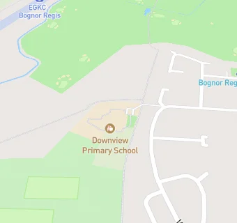 map for Downview Primary School