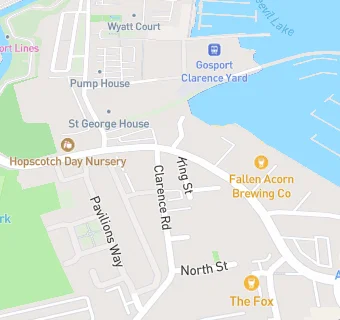 map for Gosport Masonic Hall