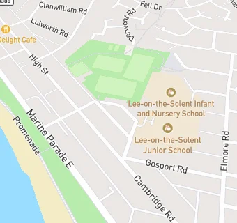 map for Lee-On-The-Solent Junior School