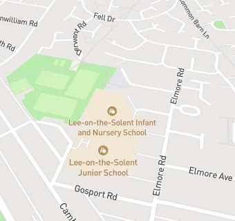 map for Lee-On-the-Solent Infant and Nursery School