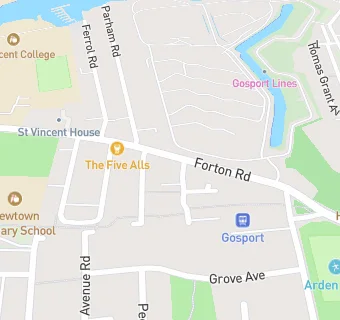 map for Forton Road Convenience Store