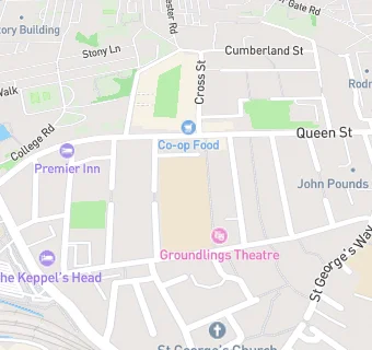 map for St George's Beneficial Church of England (Voluntary Controlled) Primary School