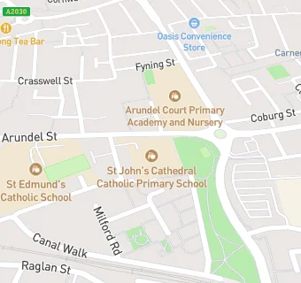 map for Caterlink At St John's Cathedral Catholic Primary School