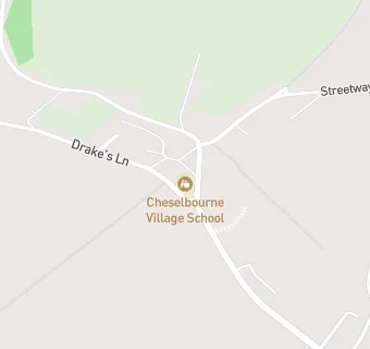 map for Cheselbourne Village School