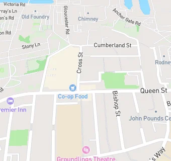 map for Co-Op Queen Street - Portsmouth