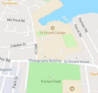 map for St Vincent College