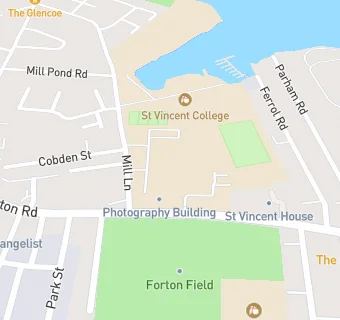 map for St Vincent College