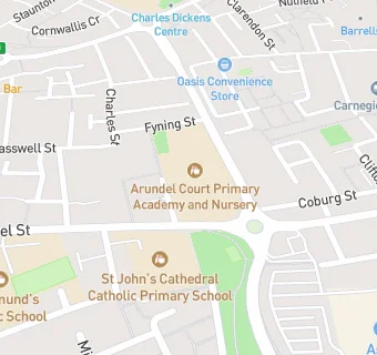 map for Caterlink At Arundel Court Primary Academy