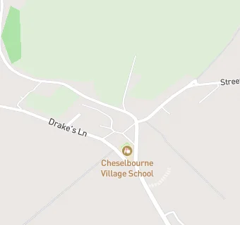 map for CHESELBOURNE VILLAGE SCHOOL