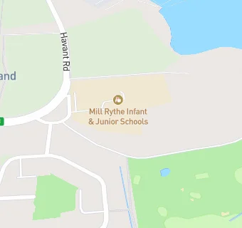 map for Mill Rythe Junior School