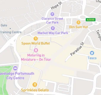 map for Waterstones Bookstore