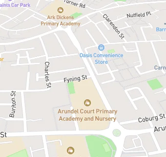 map for Arundel Court Primary Academy and Nursery