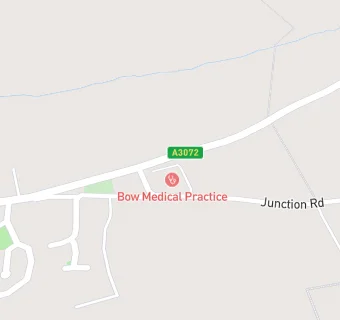 map for Bow Medical Practice