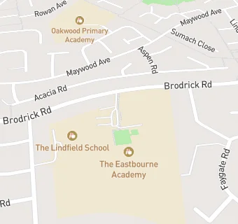 map for The Eastbourne Academy