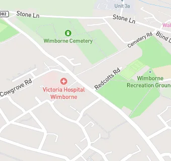 map for Victoria Community Hospital