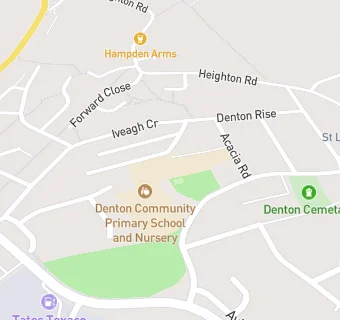 map for Denton Community Primary School and Nursery