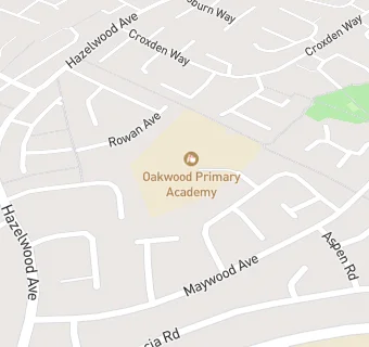 map for Oakwood School