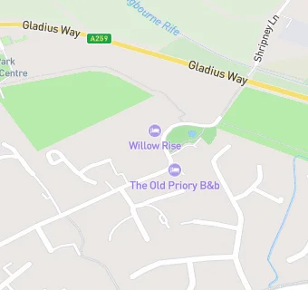 map for Willow Rise