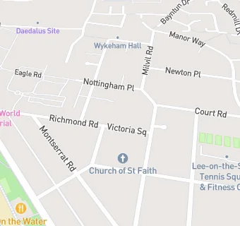 map for St Faiths Parish Centre