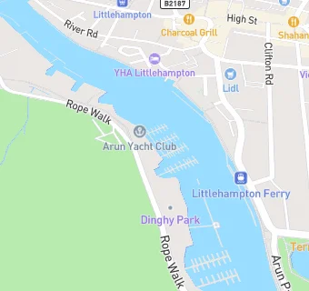 map for Arun Yacht Club