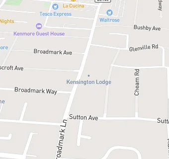 map for Kensington Lodge