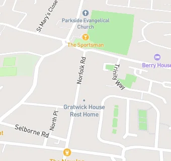 map for Gratwick House Rest Home