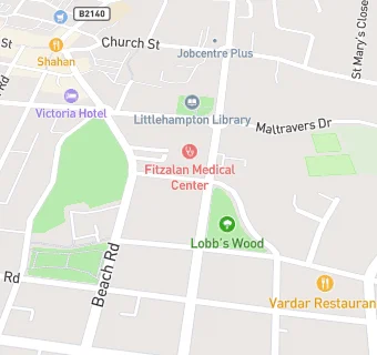 map for Fitzalan Medical Group