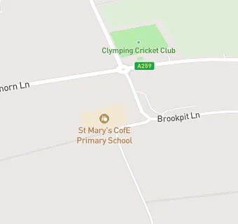 map for St Mary's CofE Primary School