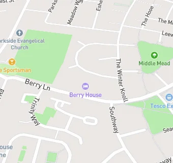 map for Berry House Bed & Breakfast Ltd