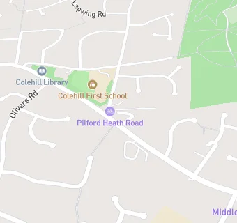 map for Colehill First School