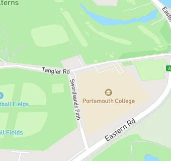 map for Portsmouth College