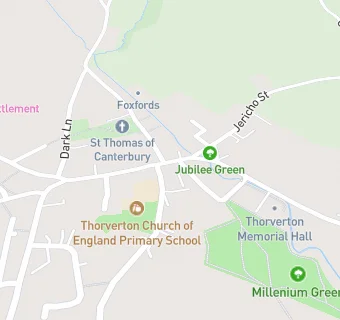 map for Thorverton Arms