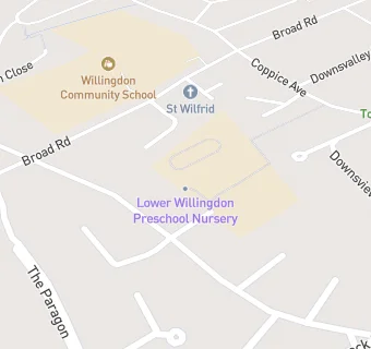 map for Willingdon Primary School