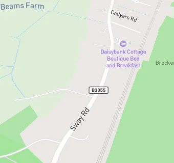 map for DAISYBANK COTTAGE B AND B