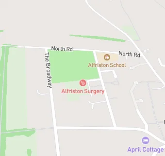 map for Alfriston Surgery