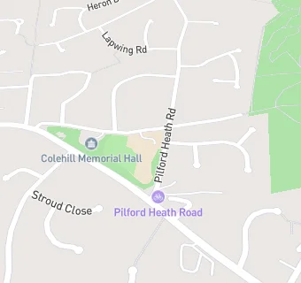 map for Colehill First School