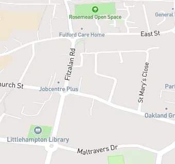 map for Littlehampton Constitutional Club