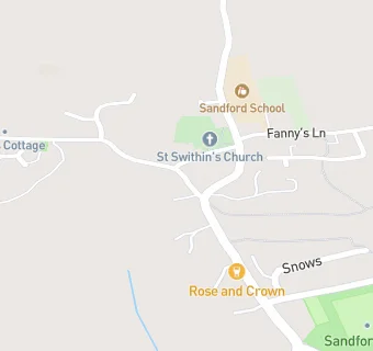 map for Sandford Community Stores