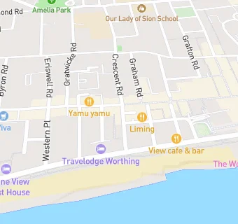 map for Anchored in Worthing