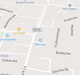 map for Waitrose