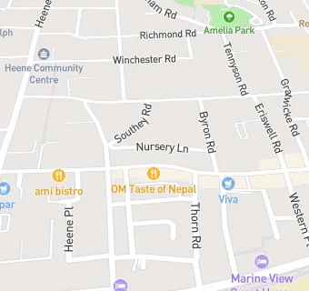 map for Sight Support Worthing