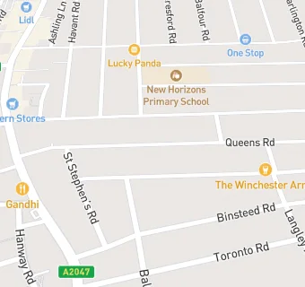 map for British Queen Public House