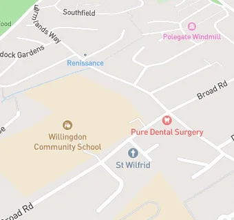 map for Willingdon Community School