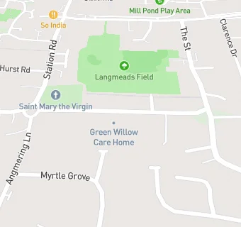 map for Green Willow Care Home