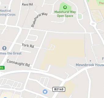 map for Connaught Junior School