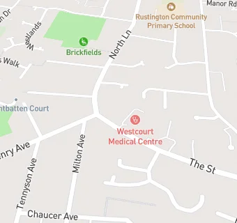 map for Westcourt Medical Centre