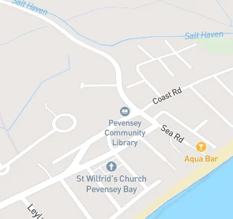 map for Pevensey Bay Medical Centre