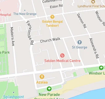 map for Selden Medical Centre